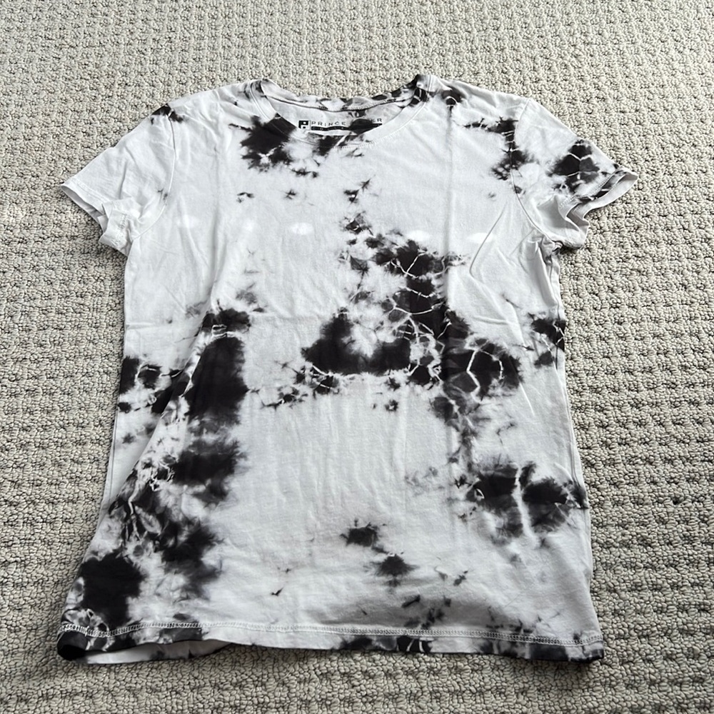 Prince Peter Collection Black and White Tie Dye Tee